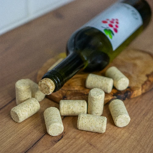 Natural colmated straight cork Ø24/38mm , 20pcs. - 3 ['cork', ' cork for wine', ' bottle cork', ' wine stopper', ' wine bottles with corks', ' agglomerated cork', ' natural cork ']