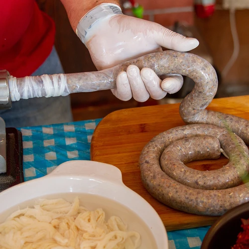 Natural hog casings 28/30 mm, 15m - 8 ['for homemade sausage', ' gut for white sausage', ' do it yourself', ' homemade sausage', ' for smoked sausage', ' for steamed sausage']