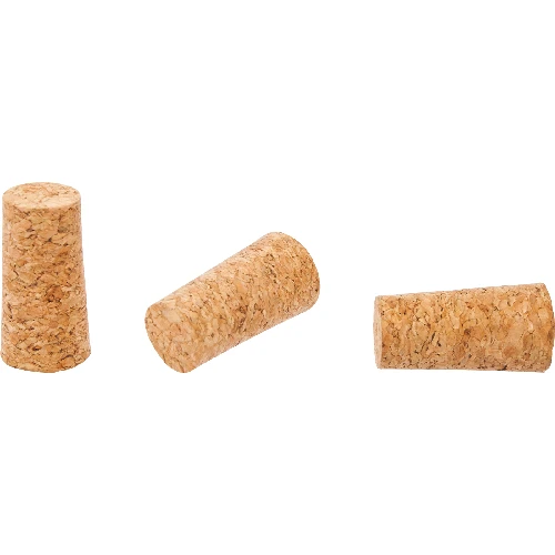 Natural tapered cork Ø14/19mm , agglomerate , 100pcs.  - 1 ['cork', ' cork for wine', ' bottle cork', ' wine stopper', ' wine bottles with corks']