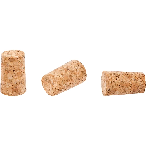 Natural tapered cork Ø18/23mm , agglomerate , 10pcs.  - 1 ['cork closure', ' cork', ' nature', ' Wooden stoppers for bottles', ' Standard stoppers for bottles', ' Standard plug', ' cork closure', ' Bottling', ' Cork for wine bottles 21 mm', ' Cork for wine bottles 18 mm', ' Cork for wine bottles']