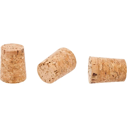 Natural tapered cork Ø22/30mm , agglomerate   - 1 ['cork', ' cork for wine', ' bottle cork', ' wine stopper', ' wine bottles with corks']