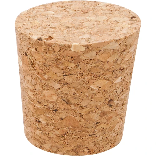 Natural tapered cork Ø33/40mm , agglomerate   - 1 ['cork', ' cork for wine', ' bottle cork', ' wine stopper', ' wine bottles with corks']