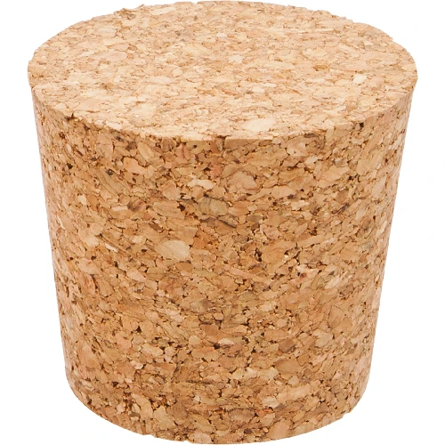 Natural tapered cork Ø37/45 mm , agglomerate  - 1 ['cork stopper', ' for demijohn', ' cork stopper', ' cone stopper']