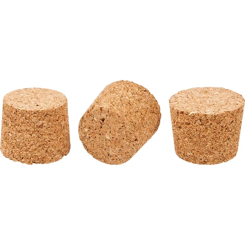 Natural tapered cork Ø43/50mm , agglomerate   - 1 ['cork', ' cork for wine', ' bottle cork', ' wine stopper', ' wine bottles with corks']