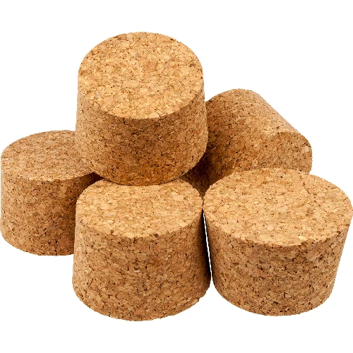 Natural tapered cork Ø46/55mm , agglomerate  - 3 ['cork', ' cork for wine', ' bottle cork', ' wine stopper', ' wine bottles with corks']