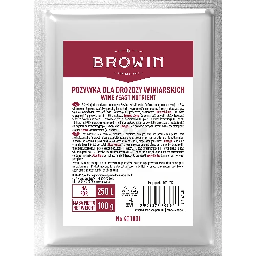 Nutrient for winemaking yeast, 100 g  - 1 ['nutrient for winemaking yeast', ' nutrient for wine', ' winemaking nutrient', ' mineral nutrient', ' winemaking nutrient']