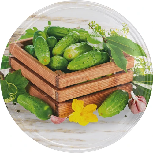 Ø100 twist-off lid, cucumber mix - 10 pcs - 5 ['twist-off lid', ' twist-off lids', ' lid', ' Ø100 lids', ' Ø100', ' Ø100 jar lids']