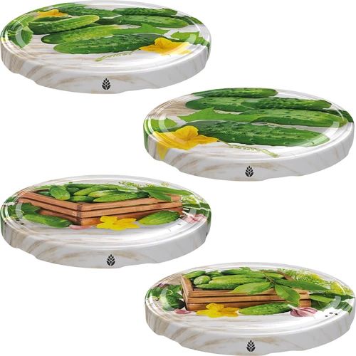 Ø100 twist-off lid, cucumber mix - 10 pcs - 6 ['twist-off lid', ' twist-off lids', ' lid', ' Ø100 lids', ' Ø100', ' Ø100 jar lids']