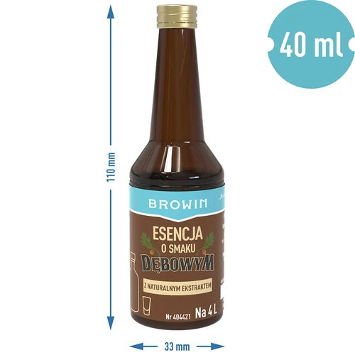 Oak flavoured essence with natural extract - 40 ml, for 4 L - 7 ['flavouring for liquor', ' for liquor flavouring', ' for homemade liquor', ' oak essence for liquor', ' oak', ' oak vodka aroma', ' moonshine flavouring', ' moonshine essences', ' oak', ' liquor flavouring', ' liquor aroma', ' vodka aroma', ' flavouring essence', ' aroma for infusion liqueurs', ' flavouring for liqueur', ' essence with natural aroma', ' oak aroma', ' natural essence for liquor', ' essences', ' essence for moonshine', ' oak vodka essence']