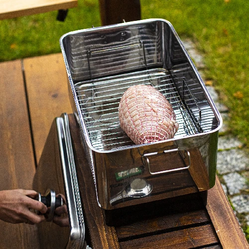 Outdoor table smoker – FAMILIAL - 12 ['smoker', ' smoked', ' smoked trout', ' smoked cheese', ' smoked pork', ' grill']