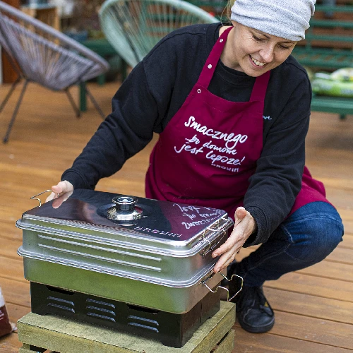 Portable shop fish smoker