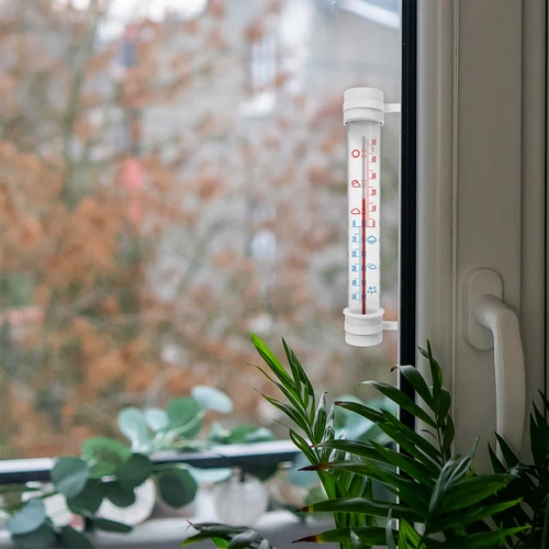 Window Thermometer - Read Outdoor Temperature From Indoors, Self Adhesive  Glass Fixing