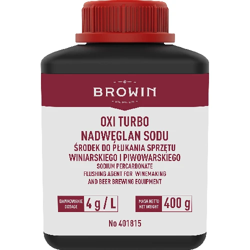 OXI TURBO sodium percarbonate - a washing agent for winemaking and beer brewing - 2 ['for equipment rinsing', ' equipment disinfection', ' equipment disinfection', ' washing', ' brewing', ' winemaking', ' distilling', ' active oxygen', ' disinfection', ' oxi one']