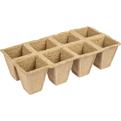 Paper plant pot 6 x 6 x 6, 5 pcs set  - 1 ['paper plants pots', ' paper plant pot', ' seedling pot', ' plant pot for herbs', ' herb pot', ' paper pulp casing', ' paper casing', ' plant pots for seedlings', ' paper plant pots for seedlings', ' plant pot for seeds', ' seed pot']