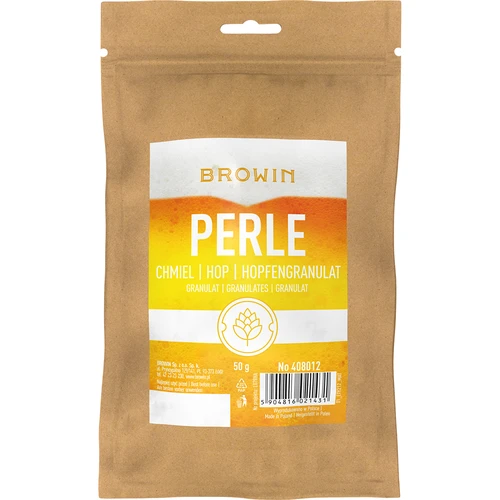 Perle hops - pellets, 50 g  - 1 ['beer hopping', ' hops for beer', ' hops alpha acids', ' beer', ' home-brewed beer', ' I make beer', ' how to make beer', ' which hops for beer', ' which hops to choose', ' hop pellets', ' granulated hops', ' perle hops']