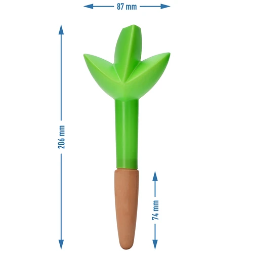 Plant irrigator - leaf green with ceramic spike, 120 m - 5 ['irrigator for plants', ' irrigator', ' irrigator in the shape of a leaf', ' original irrigator', ' plant protection', ' plant care', ' irrigator for flowers', ' irrigation leaf', ' irrigation balls', ' irrigation ball', ' designer irrigator', ' how to take care of plants', ' nice home accessories', ' designer watering cans', ' unique watering cans', ' universal watering can', ' ceramic leg', ' ceramic watering can', ' watering can with ceramic leg', ' watering can for small plants and potted flowers']