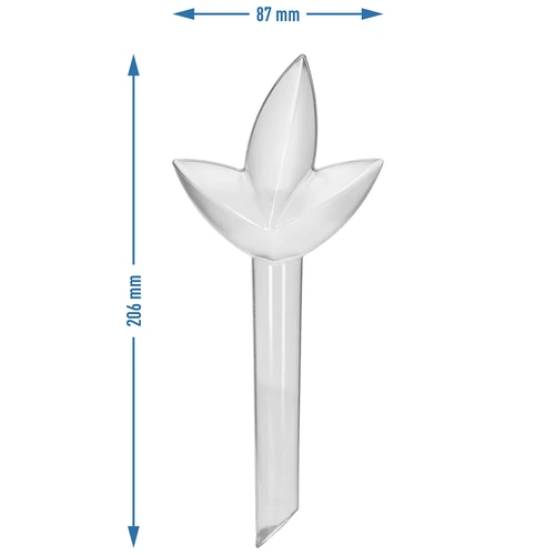 Plant irrigator - leaf transparent, 120 m - 4 ['irrigator for plants', ' irrigator', ' irrigator in the shape of a leaf', ' original irrigator', ' plant protection', ' plant care', ' irrigator for flowers', ' irrigation leaf', ' irrigation balls', ' irrigation ball', ' designer irrigator', ' how to take care of plants', ' nice home accessories', ' designer watering cans', ' unique watering cans', ' universal watering can']