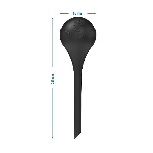 Plant watering globes, black, matt, 400 ml, 2 pcs - 6 ['watering globes', ' flower watering dispenser', ' for watering flowers', ' flower watering devices', ' flower watering', ' plant watering', ' watering devices for pots', ' for watering flowers', ' for pot flowers', ' watering system', ' watering globe', ' water dispenser for flowerpots', ' globes for plants', ' dispenser for plants', ' plant watering', ' watering globe', ' black watering globes', ' loft style']