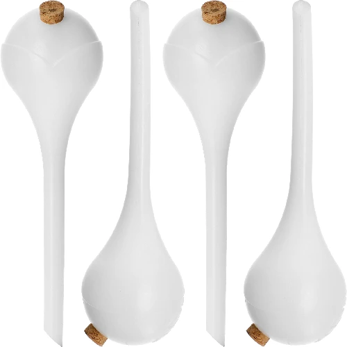 Plant watering globes, white, semi-transparent with a plug, 4 pcs  - 1 ['watering globes', ' flower watering dispenser', ' for watering flowers', ' flower watering devices', ' flower watering', ' plant watering', ' watering devices for pots', ' for watering flowers', ' for pot flowers', ' watering system', ' watering globe', ' water dispenser for flowerpots', ' globes for plants', ' dispenser for plants', ' plant watering', ' watering globe', ' top-filled watering globes', ' top-filled dispensers', ' watering globes with plug', ' white watering globes']