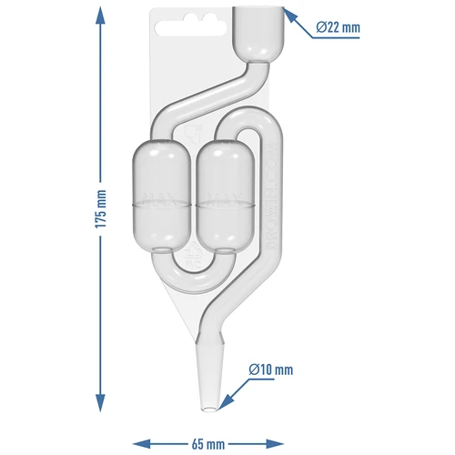 Plastic Fermentation Tubes MAXI-v2 symbol:405604