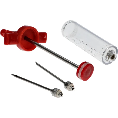 Plastic meat injector with 2 injection needles, 30 ml - 5 ['home-made sausages', ' smoking', ' home-made products', ' home-made sausages', ' home-made pate', ' white sausage', ' sausage smoking', ' sausage', ' cold meat', ' meat', ' local specialities', ' dinner']