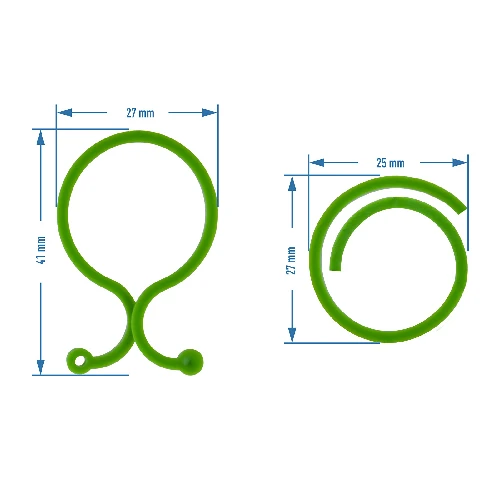 Plastic plant clips 50 pcs. - 5 ['plant plates', ' plant labelling plates', ' for plant labelling', ' plant information plates', ' plant boards']