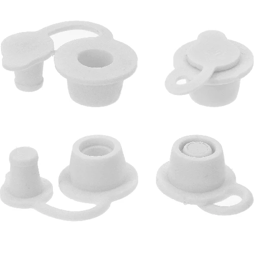 Plastic twist-off lid Ø100 with an opening and stopper - 5 ['plastic lid', ' jar lid', ' demijohn lid', ' lid with stopper', ' lid for fermenting', ' stopper for fermenting', ' tight lid', ' Ø100 lid', ' lid with a handle']