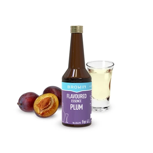 Plum flavoured essence for 4 L, 40 ml - 3 ['plum flavouring', ' plum essence', ' plum liqueur flavour essence', ' plum flavouring for vodka', ' fruity flavourings for liquor', ' efficient essence for liquor', ' slivovitz flavouring', ' slivovitz essence', ' flavouring for moonshine', ' fruit essences for moonshine']