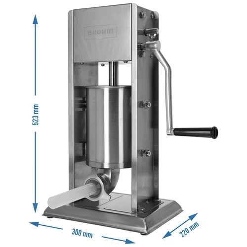 Premium vertical stuffer, 3 L - 12 ['sausage stuffer', ' vertical sausage stuffer', ' best sausage stuffer', ' sausage machine', ' sausage making machine', ' sausage making machine', ' sausage making set', ' sausage filler', ' filler for sausages', ' sausage stuffer', ' vertical filler', ' funnels for sausage stuffers', ' innovative sausage stuffer', ' stuffer for 3 L', ' home production of sausages', ' household sausage stuffer']