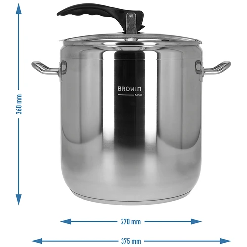 Pressure cooker - 17 L - 6 ['pressure cooker', ' pressure-cooking', ' stainless-steel cooker', ' pressure cooker for induction cooktop', ' pressure cooker dishes', ' healthy meals', ' for a gift', ' modern cooking', ' fast cooking', ' must have in the kitchen', ' professional cooking', ' fast and healthy cooking', ' ideal pot', ' why you should have a pressure cooker', ' advantages of a pressure cooker', ' 17 litre pot']