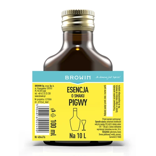 Quince-flavoured essence - 100 ml for 10L - 5 ['flavour essence', ' quince essence', ' quince flavour essence', ' essences for alcohol', ' flavourings for alcohol', ' essences for moonshine', ' moonshine essences', ' flavourings', ' flavouring', ' quince flavouring', ' flavour essence 100ml', ' flavour essence for 10L']