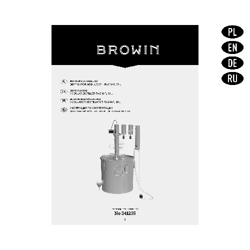 Ragnar 30 L modular still - electric - 14 ['Browin still', ' modular stills', ' cold finger reflux', ' still with clarifiers', ' electric stills', ' still clarifiers', ' pure distillate', ' distillation kit']