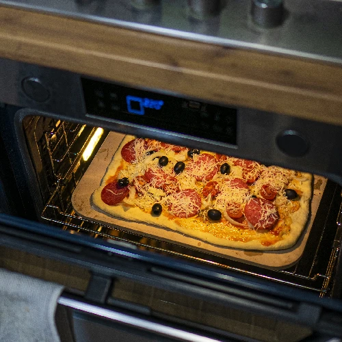 Rectangular pizza stone, made of cordierite,  38x30,5 cm - 8 ['for baking pizza', ' Italian pizza', ' for baking bread', ' for a gift', ' rectangular pizza stone', ' large pizza stone']