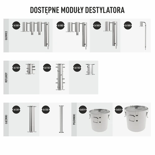 Reflux - Shotgun - 5 ['distillation', ' distiller', ' distiller module', ' reflux', ' for alcohol', ' modular distillation system']