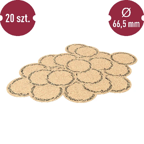 Round labels Ø66.5mm lids/jars –-20 pcs - 3 