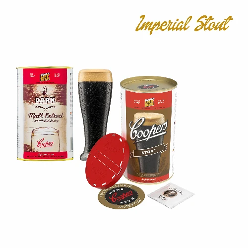 Russian Imperial Stout beer kit  - 1 ['dark beer', ' stout beer', ' home brewed beer', ' how to make beer', ' craft beer', ' malt extract', ' brewkit beer', ' coopers beer']