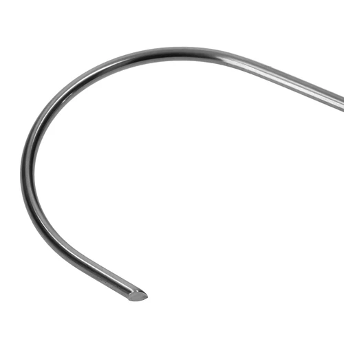 S-shaped hooks for smoking - 150 mm, Ø 3 mm, 5 pcs - 5 ['hook for smoking', ' hook for smoking meat', ' hook for smoking processed meat', ' hook for processed meat', ' smoking hooks', ' stainless hooks', ' S-shaped smoking hooks', ' hook set', ' hooks for smoker', ' hooks for meat drying', ' hooks for cheese', ' classic hooks', ' hooks with conical tip']