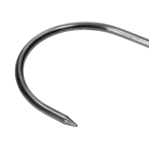 S-shaped hooks for smoking - 150 mm, Ø 4 mm, 15 pcs - 5 ['hook for smoking', ' hook for smoking meat', ' hook for smoking processed meat', ' hook for processed meat', ' smoking hooks', ' stainless hooks', ' S-shaped smoking hooks', ' hook set', ' hooks for smoker', ' hooks for meat drying', ' hooks for cheese', ' classic hooks', ' hooks with conical tip']