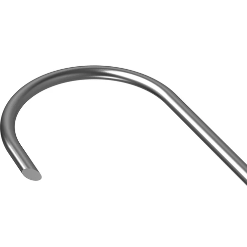 S-shaped hooks for smoking - 150 mm, Ø 5 mm, 5 pcs - 5 ['hook for smoking', ' hook for smoking meat', ' hook for smoking processed meat', ' hook for processed meat', ' smoking hooks', ' stainless hooks', ' S-shaped smoking hooks', ' hook set', ' hooks for smoker', ' hooks for meat drying', ' hooks for cheese', ' classic hooks', ' hooks with conical tip']