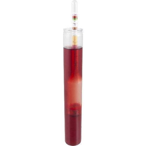 Saccharometer - hydrometer with sugar content scale - 4 ['saccharometer for wine', ' measurement of sugar in wine', ' sugar level', ' sugar level indicator', ' sugar concentration', ' sugar concentration in must', ' sugar concentration in beer wort ']