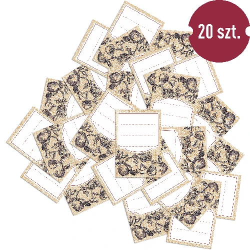 Self-adhesive labels 60x90 mm for bottles, jars fruit sketch - 20 pcs - 3 ['self-adhesive labels', ' bottle labels', ' bottle label', ' alcohol label', ' vodka label', ' liquor label', ' moonshine labels', ' retro labels', ' stickers for bottles', ' jar labels', ' juice labels']