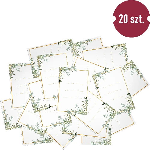 Self-adhesive labels 60x90 mm for bottles, jars, gifts floral design - 20 pcs - 3 ['self-adhesive labels', ' bottle labels', ' bottle label', ' alcohol label', ' vodka label', ' liquor label', ' moonshine labels', ' stickers for bottles', ' labels for wedding vodka', ' wedding labels', ' gift labels', ' gift stickers', ' stickers for wedding cake']