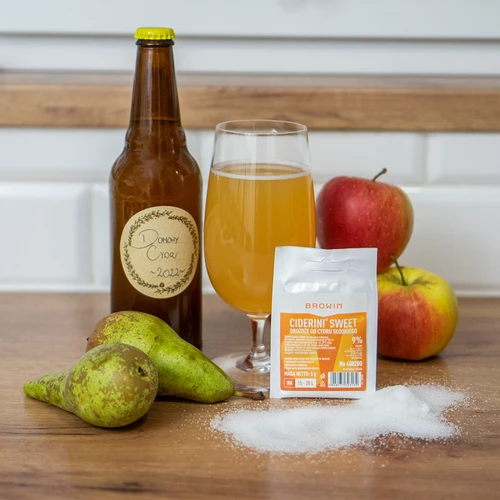 Semi-sweet and sweet cider yeast , 5g - 2 ['cider yeast', ' apple cider yeast', ' pear cider yeast', ' sweet cider yeast', ' semi-sweet cider yeast', ' apple cider', ' pear cider']