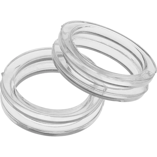 Set of two gaskets for mounting a tap in a plastic fermentation container  - 1 