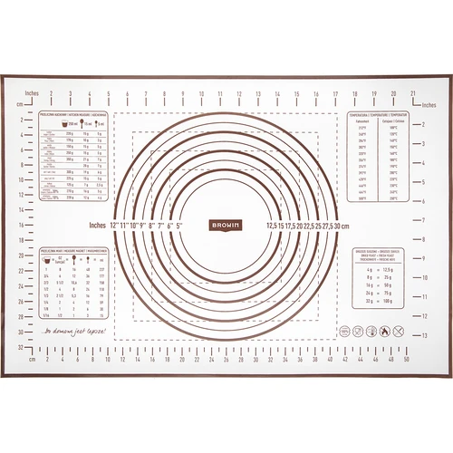 Silicone mat pastry board print templates and cooking c symbol 780000