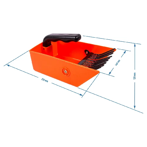 Small fruit picking device, metal. teeth - 4 ['blueberry picker', ' fruit comb', ' picking machine', ' currant picker', ' fruit picking', ' berry picking', ' berry season']