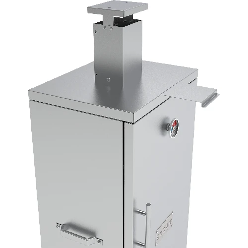 Smoker Stainless Steel Chamber - 4 ['garden smokehouse', ' steel smokehouse', ' for smoking ham', ' for smoking meats']