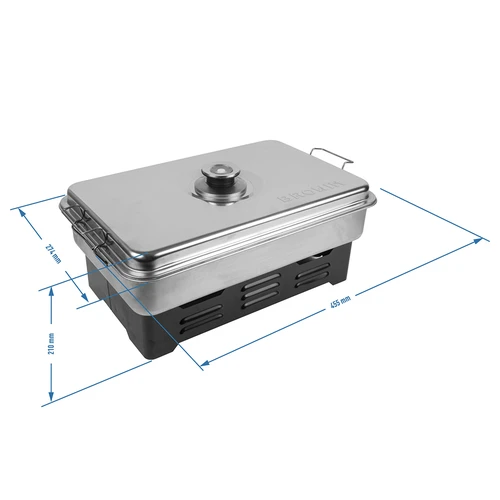 Smoker with thermometer - 5 ['fish smoker kit', ' fish smoker', ' smokers kit', ' smokers box', ' outdoor smokers', ' indoor bbq', ' meat smoker', ' bbq smoker box', ' stainless steel smoker', ' grill']