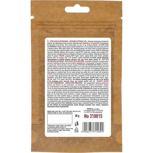 Spicy mix of herbs and spices for a pressure ham cooker, 30 g - 2 ['spices for the ham oven', ' spices for ham meat', ' black weekend']