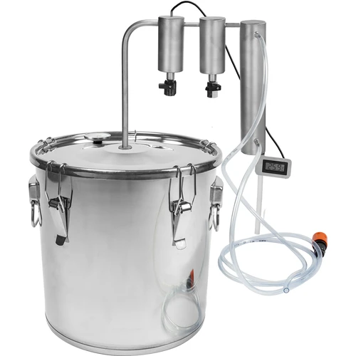 Stainless steel 30 L distiller , 2 settlers  - 1 